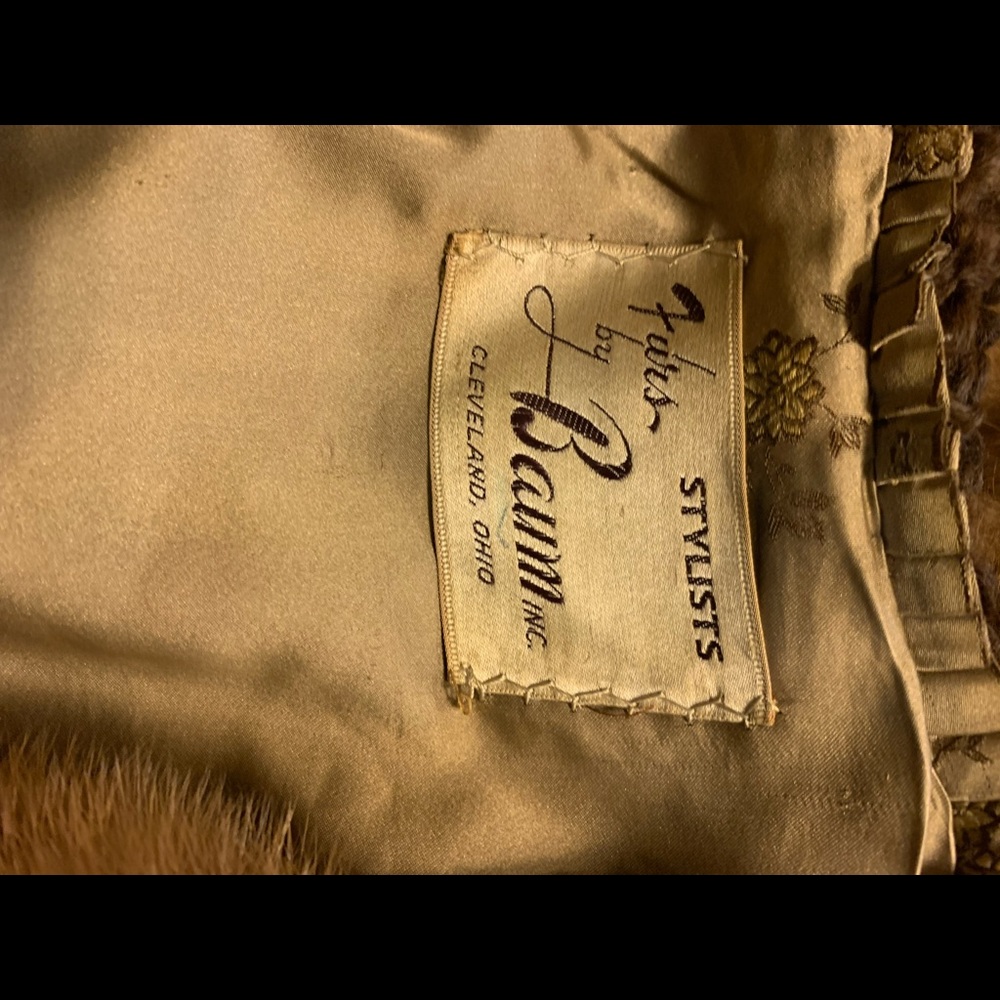 Brown mink jacket - Picture 13 of 16